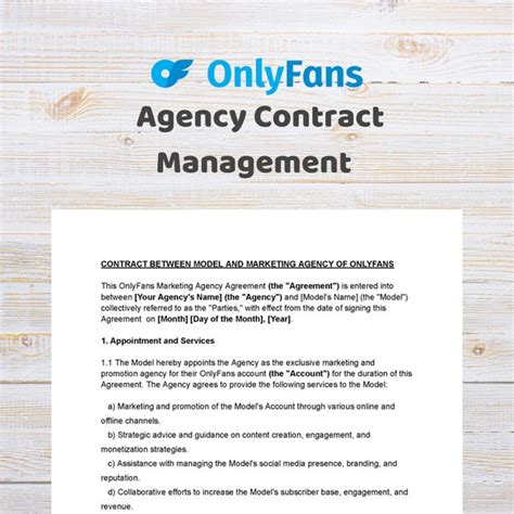 onlyfans manager contract|Decoding OnlyFans Management Agreements: What You Need。